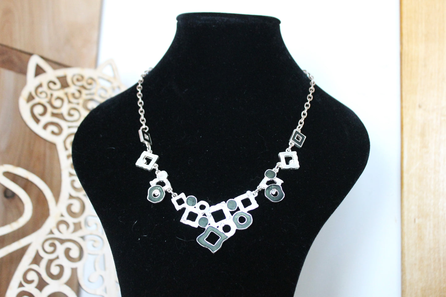 Vintage chain necklace from Germany 17.7 inches - Nekclace 1990s - Germany vintage bijouterie - gift neckalce