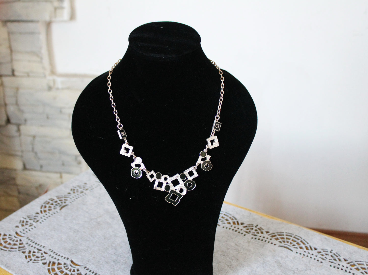 Vintage chain necklace from Germany 17.7 inches - Nekclace 1990s - Germany vintage bijouterie - gift neckalce