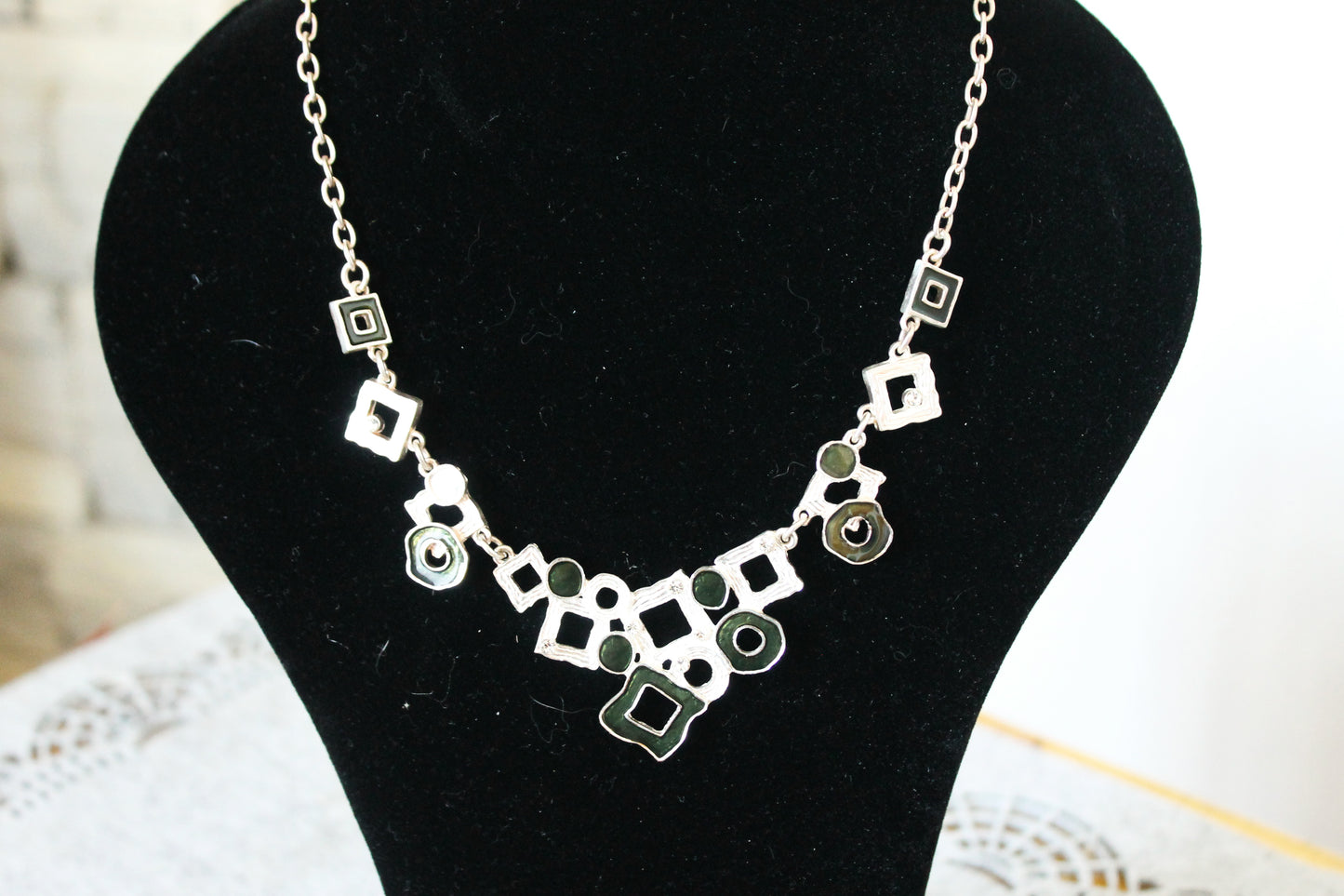 Vintage chain necklace from Germany 17.7 inches - Nekclace 1990s - Germany vintage bijouterie - gift neckalce