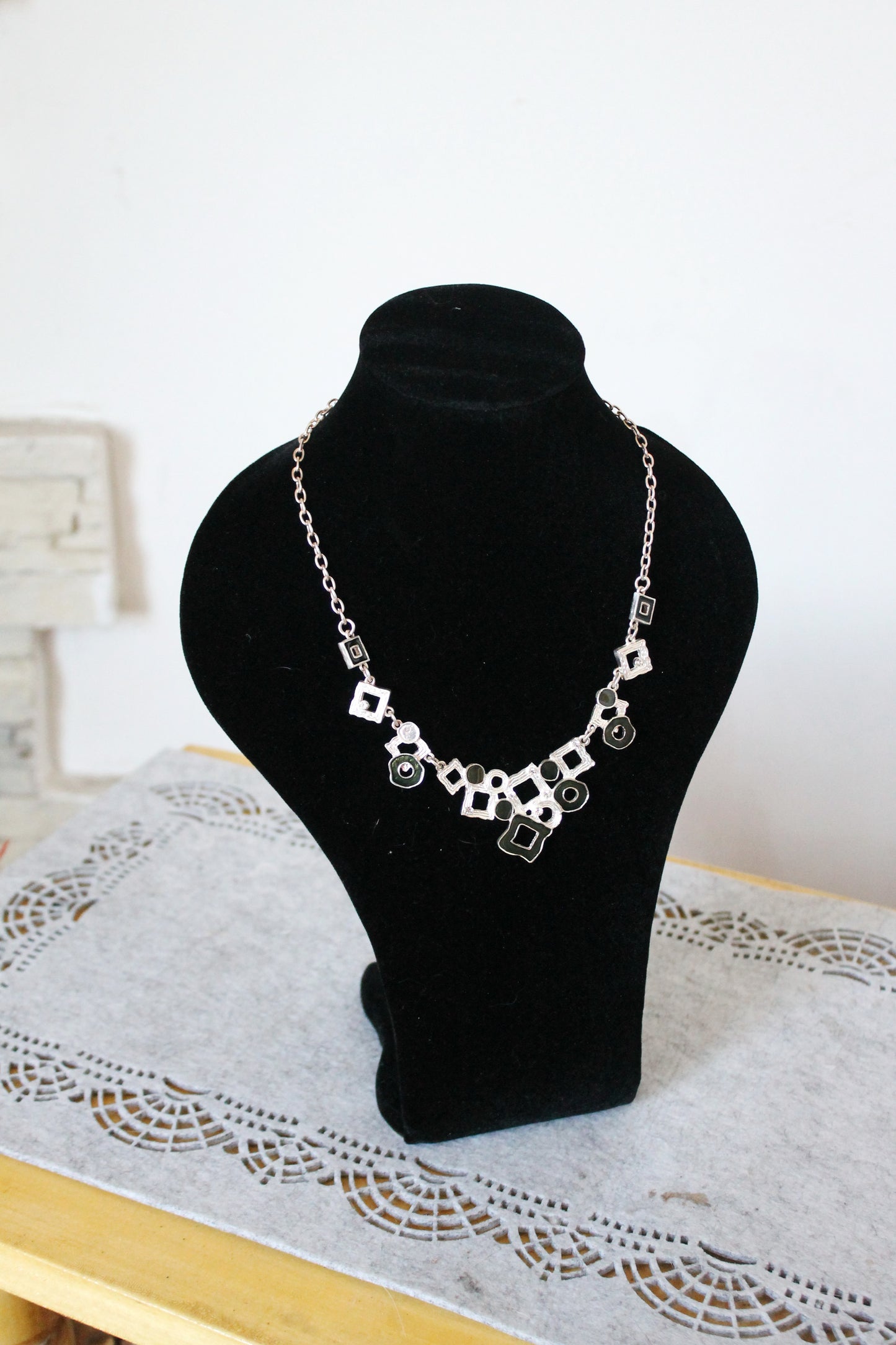 Vintage chain necklace from Germany 17.7 inches - Nekclace 1990s - Germany vintage bijouterie - gift neckalce