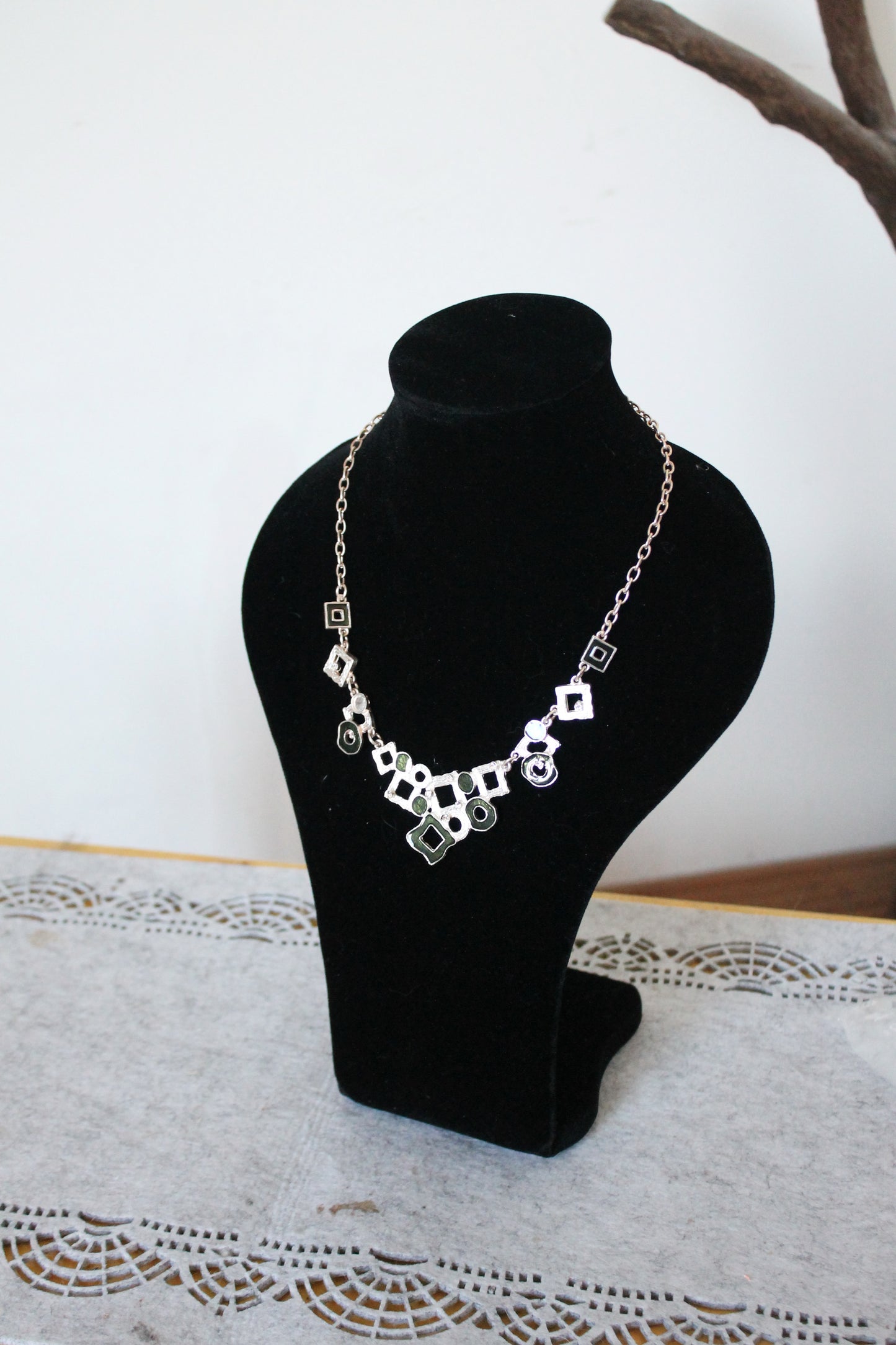Vintage chain necklace from Germany 17.7 inches - Nekclace 1990s - Germany vintage bijouterie - gift neckalce