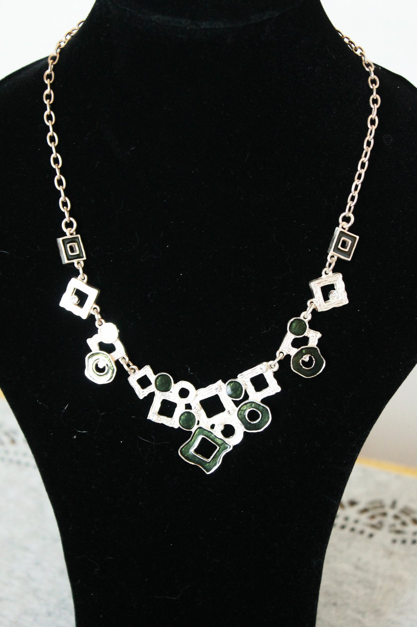 Vintage chain necklace from Germany 17.7 inches - Nekclace 1990s - Germany vintage bijouterie - gift neckalce