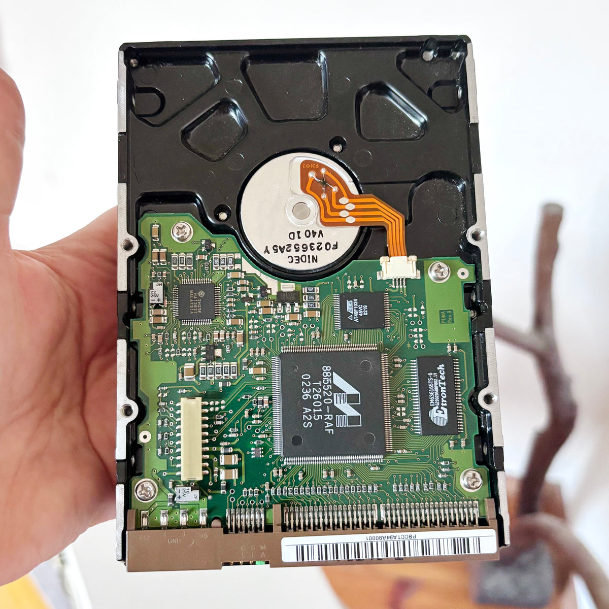 Vintage Samsung SpinPoint V40 40GB IDE Hard Drive, SV4012H, 3.5 Inch Retro PC HDD, Made in Korea, Untested 2002