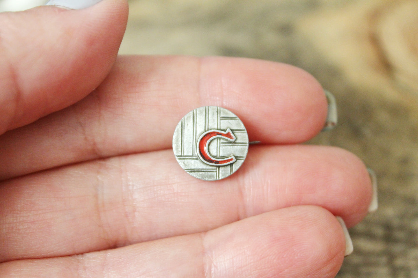 Vintage soviet small tiny USSR pin badge - C - USSR pin - vintage soviet badge - 1970