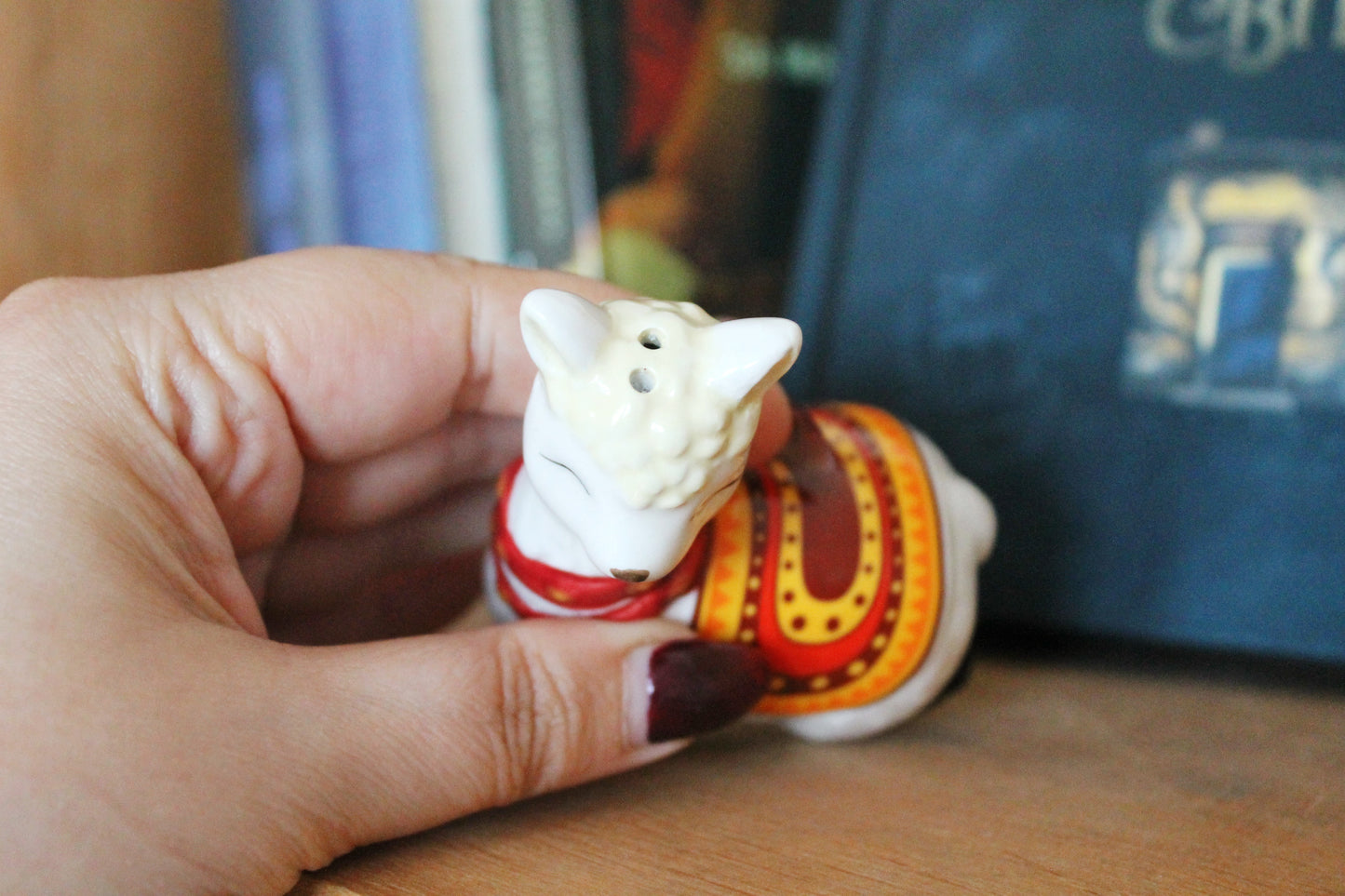 Vintage Ceramic Llama Salt and Pepper Shaker – Hand-Painted Southwest Kitchen Decor - made in Germany - 1990s-2000s