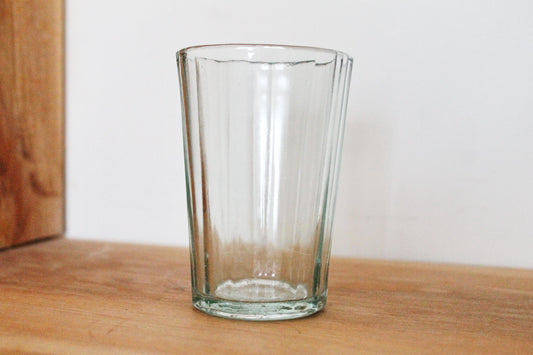Vintage Soviet traditional faceted glass (200 gram) - 4.3 inches - made in USSR - 1960-1970s