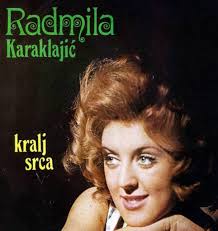 Retro music USSR plate - Radmila Karaklajić - Serbian singer - Vintage vinyl - 1970s
