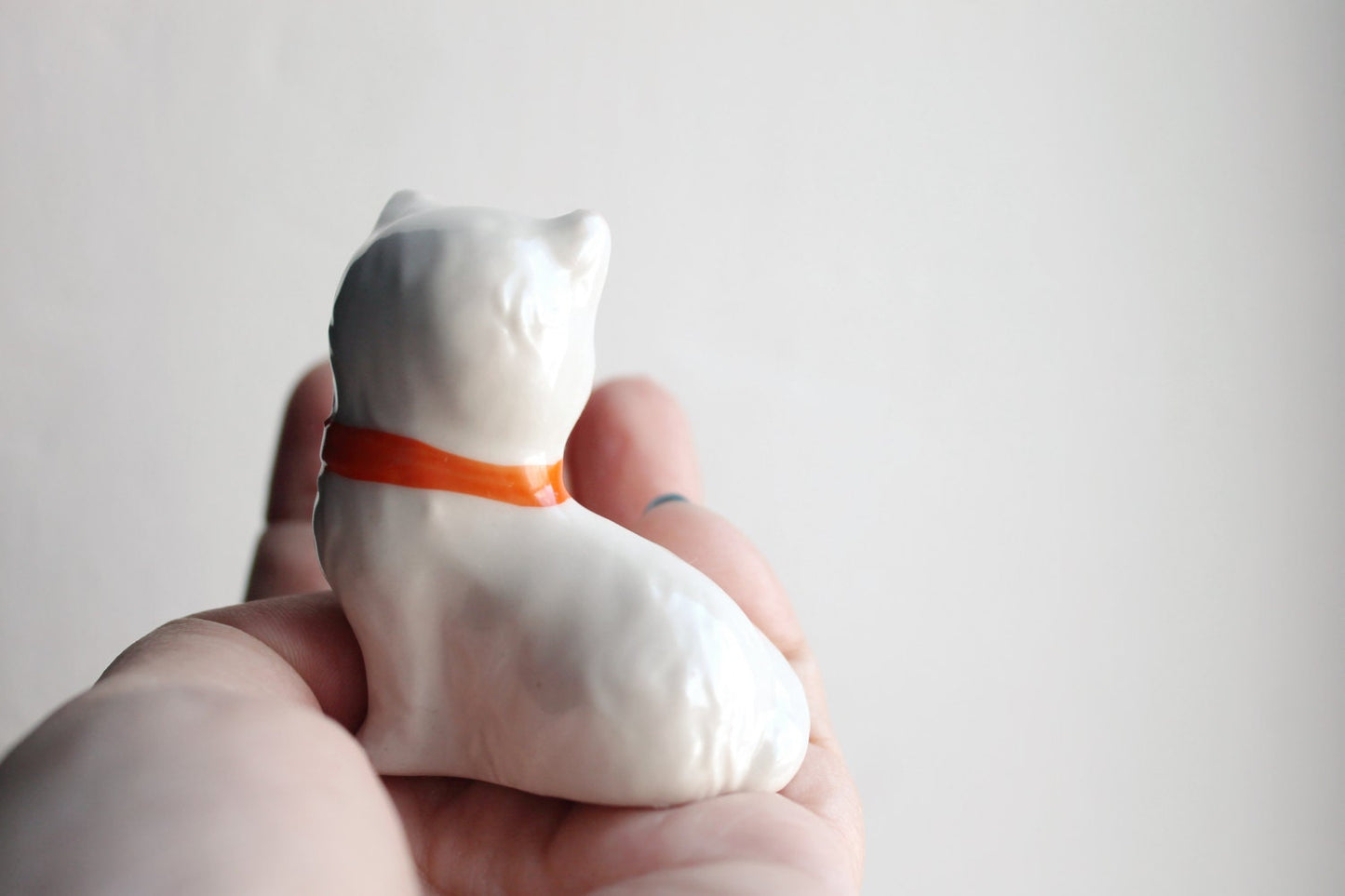 Vintage USSR porcelain figurine kitten - Little Kitty - USSR vintage