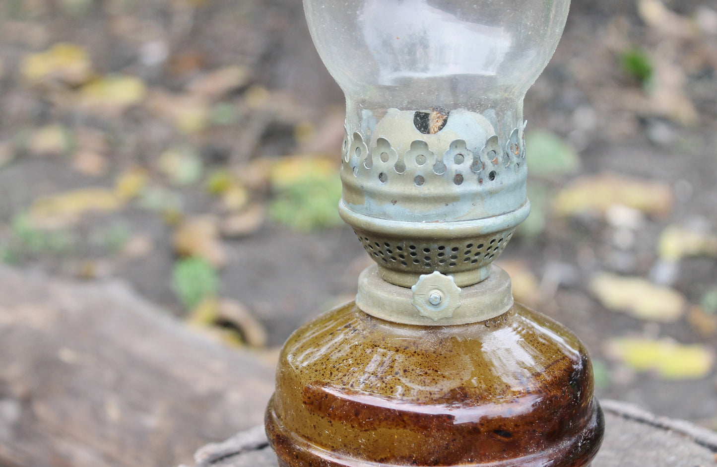 Vintage gas lamp - oil lamp - petrol lamp - USSR vintage lamp - kerosene lamp - 1960-1970