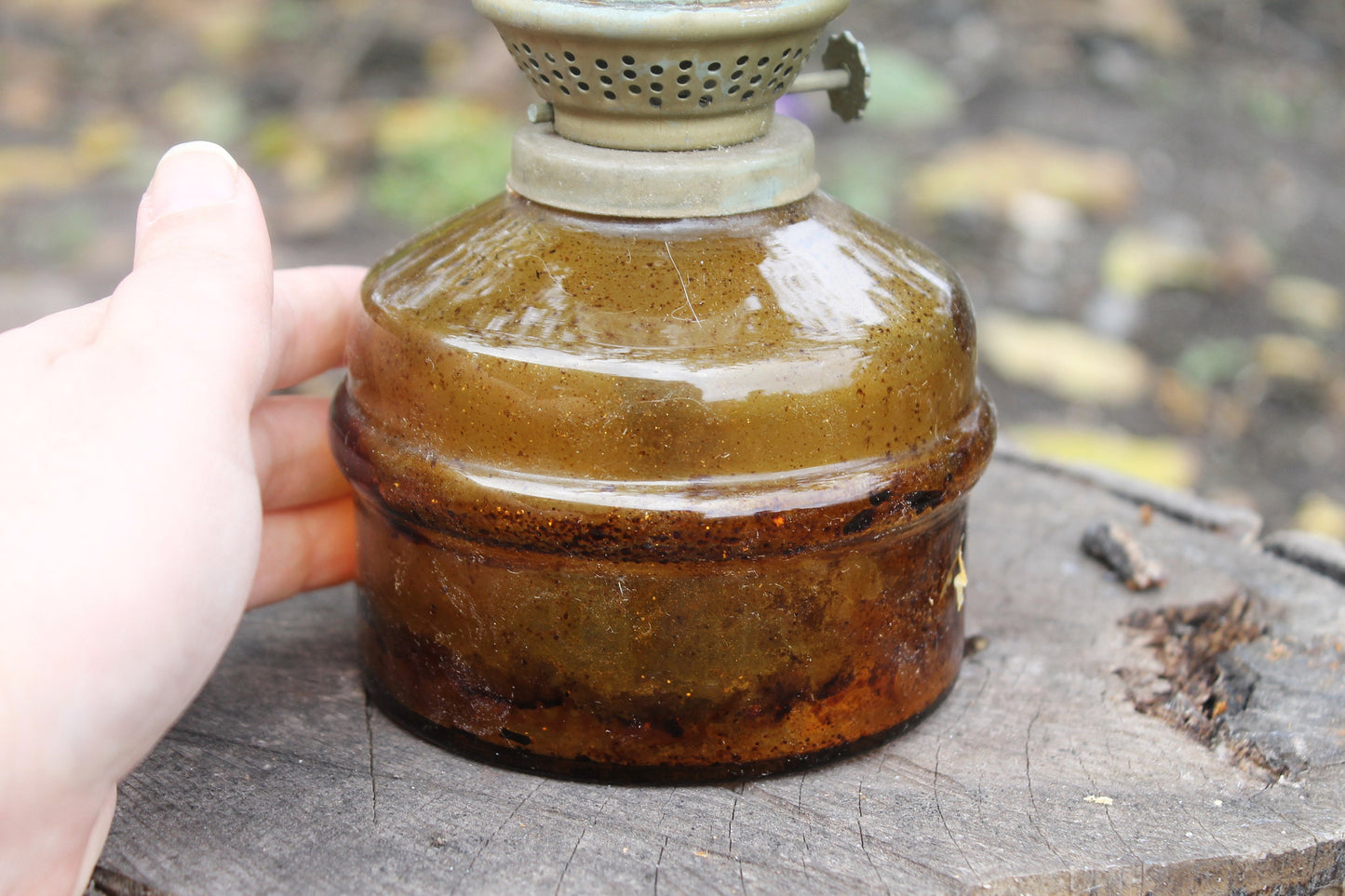 Vintage gas lamp - oil lamp - petrol lamp - USSR vintage lamp - kerosene lamp - 1960-1970
