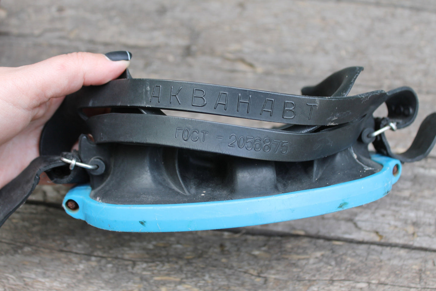 Vintage Scuba Diving Mask “Akvanavt”, Soviet Diving Mask, USSR Skuba Mask - 1970s