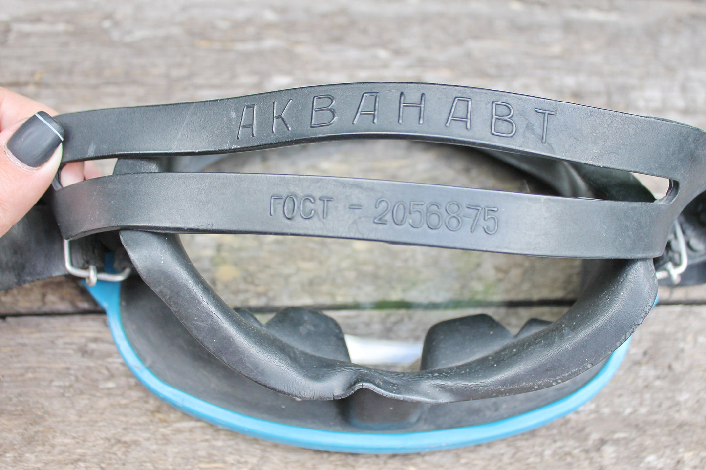 Vintage Scuba Diving Mask “Akvanavt”, Soviet Diving Mask, USSR Skuba Mask - 1970s