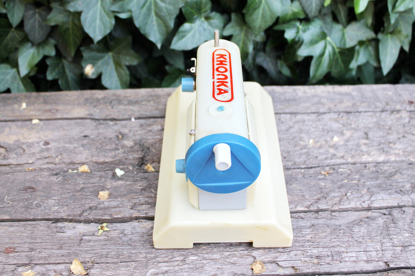 Vintage kid's Sewing Machine Toy "Knopka", Soviet Kid's Sewing Machine, USSR collectible toy