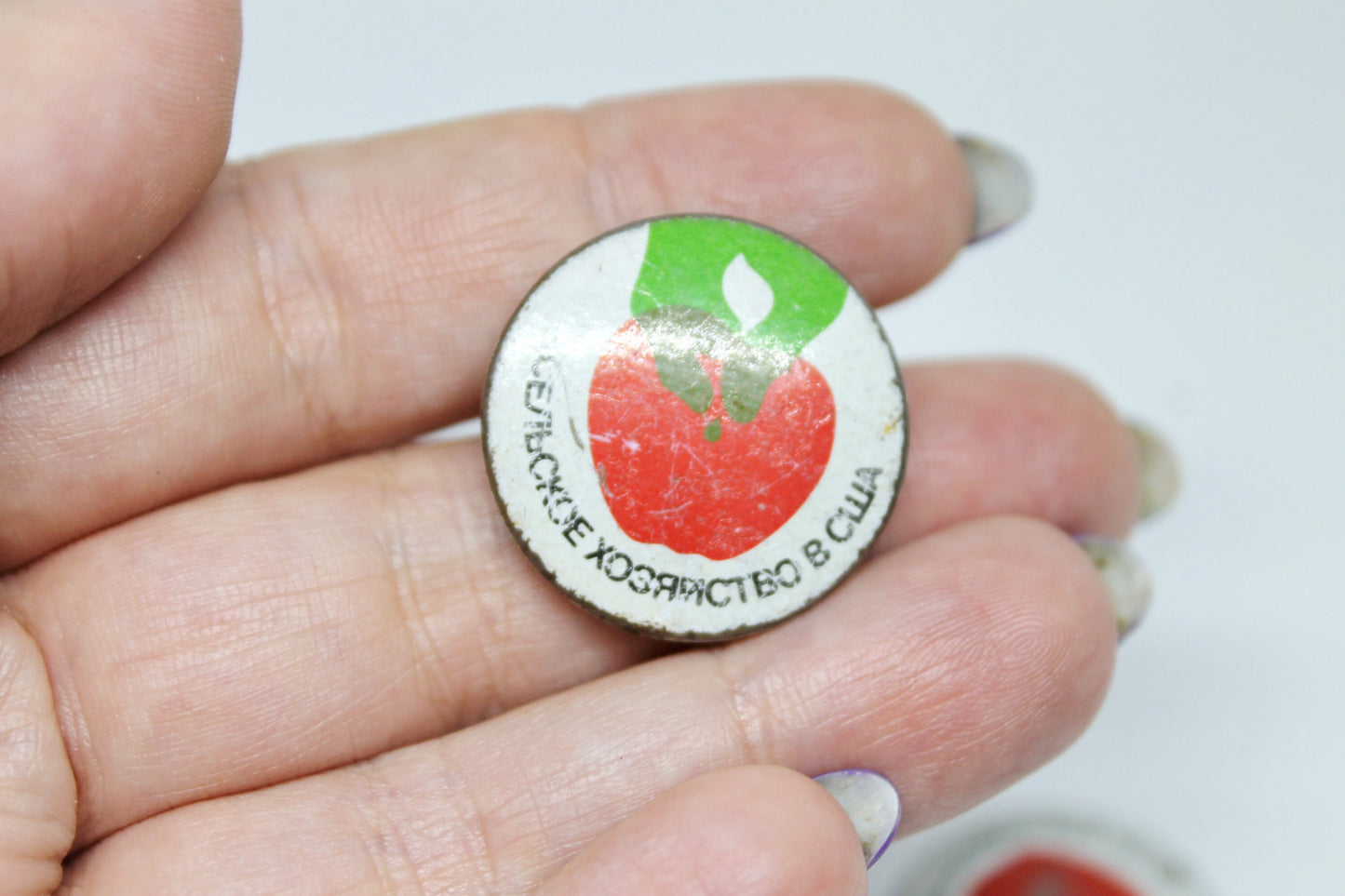 Set of 3 Vintage soviet USSR pin badge - USSR pin - vintage soviet badge - 1970