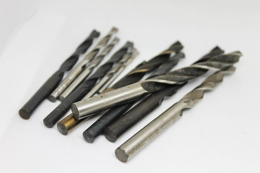 Set of 13 USSR vintage drill bits - not used - different sizes of drill bits - Soviet drill bits - 1970s