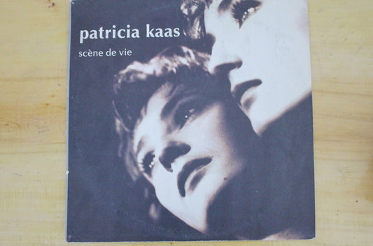 Retro music vinyl plate - Patricia Kaas "Scene de vie" - Rare retro records, Gramophone plate, Retro vinyl, Vintage vinyl - 1991