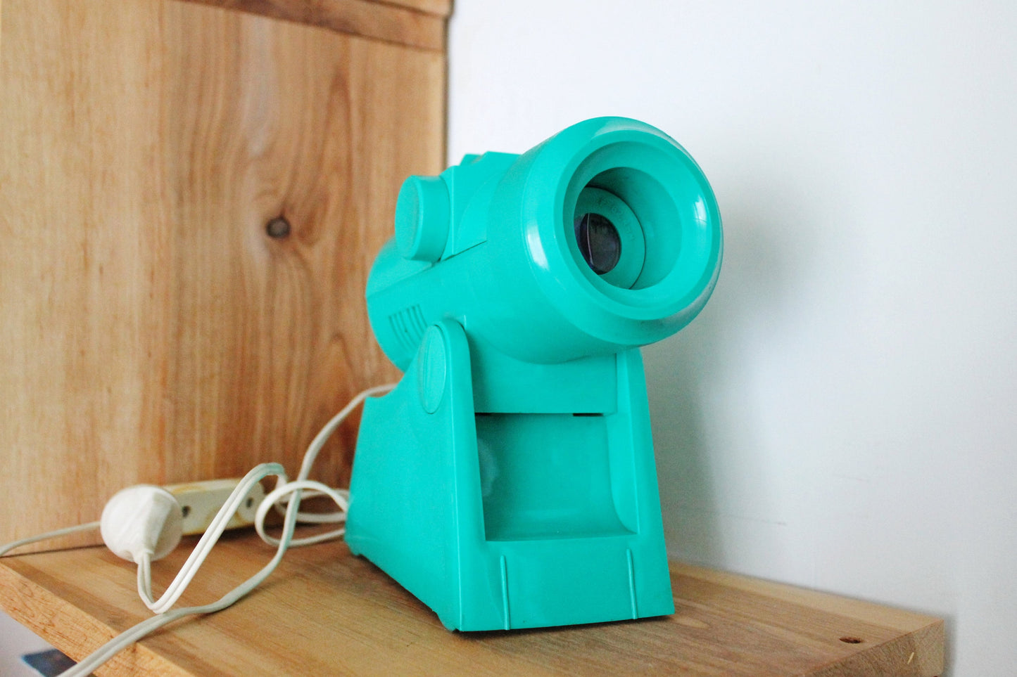 Vintage Soviet filmoscop - Soviet film strip Diafilm movie projector - Diaprojector from USSR - made in Ukraine in 1989