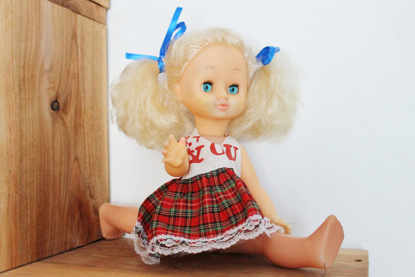 Vintage USSR doll 34 cm - 13.4 inches - USSR doll - Collectible doll - 1970s