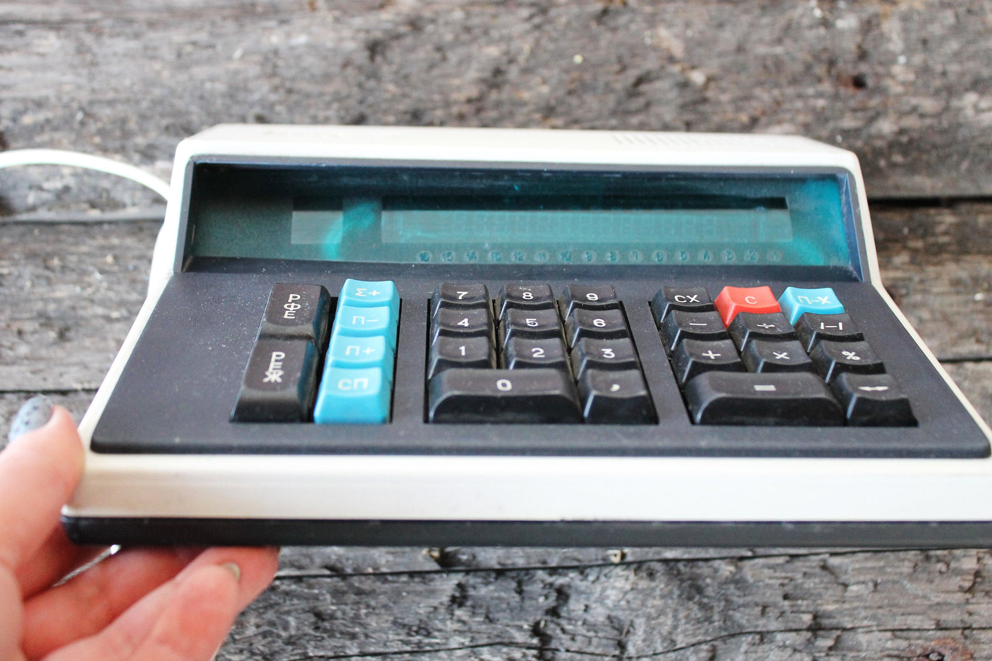 Vintage USSR Calculator Electronika MK-59 - Rare Soviet Counting Machine - made in USSR