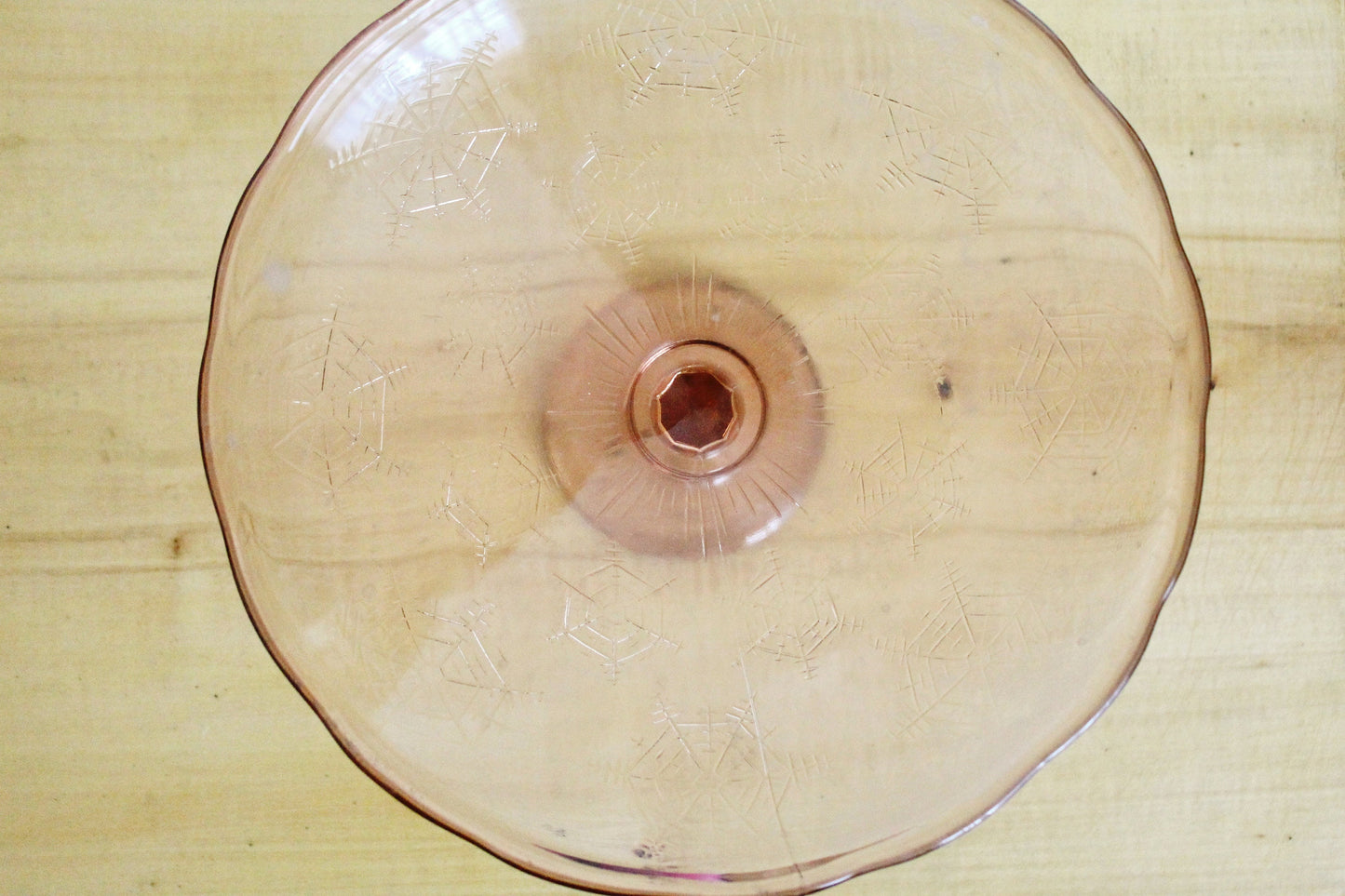 Vintage brown candy/fruit Glass bowl - 9.8 inches - Vase for candies - Tableware USSR kitchen - 1960s