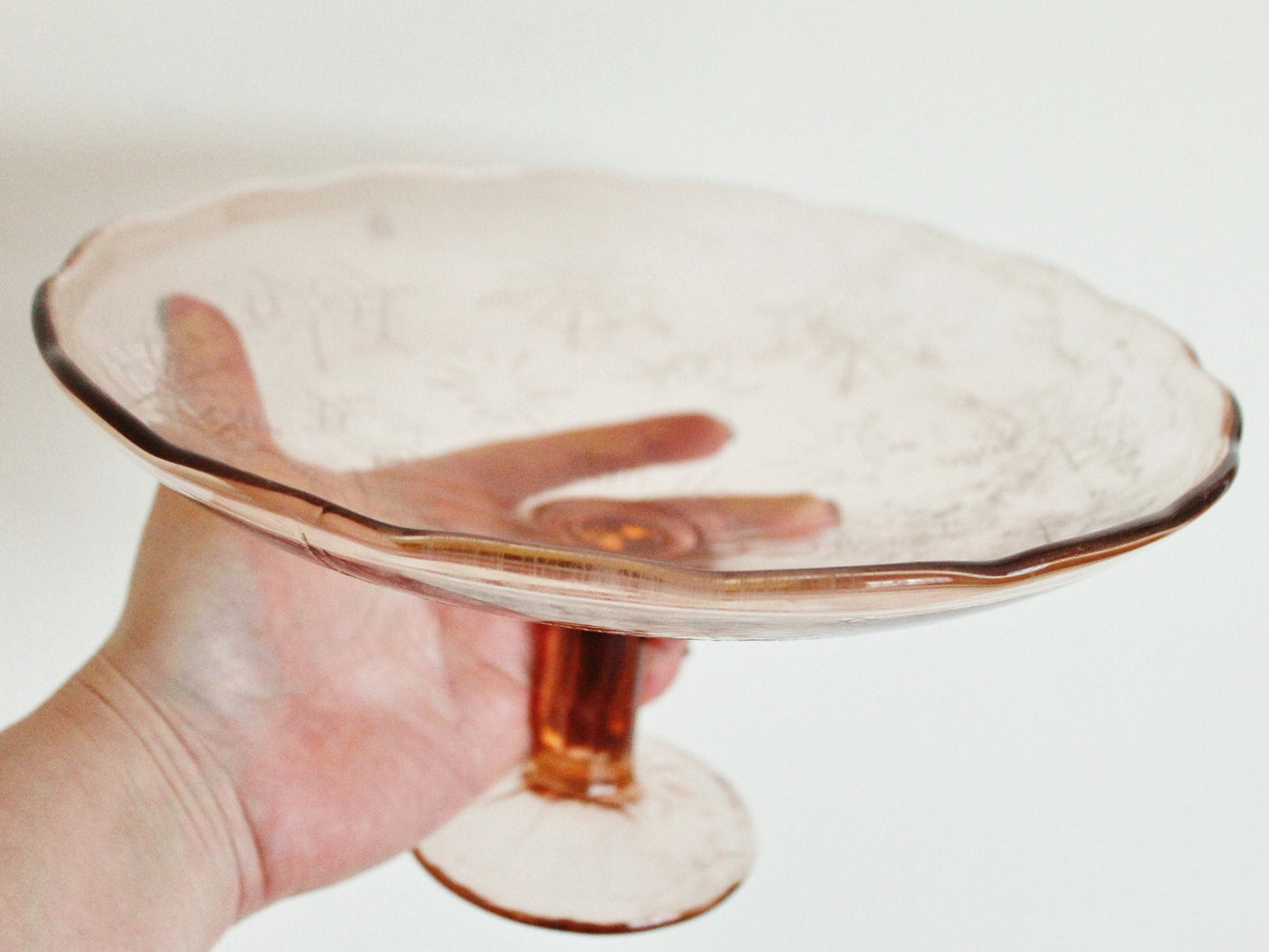 Vintage brown candy/fruit Glass bowl - 9.8 inches - Vase for candies - Tableware USSR kitchen - 1960s