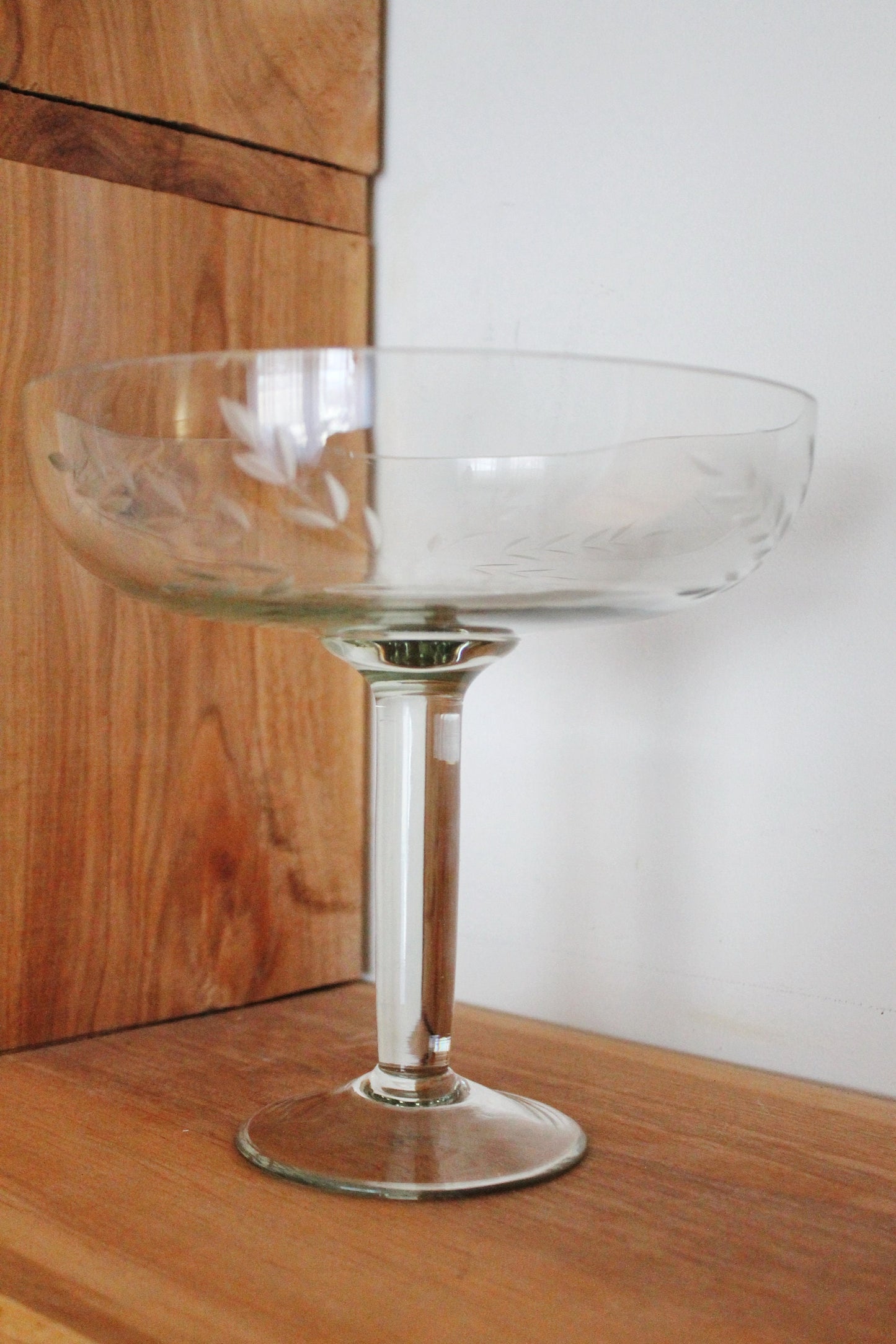 Vintage clear candy/fruit Glass bowl - 7.5 inches - Vase for candies - Tableware USSR kitchen - 1960s
