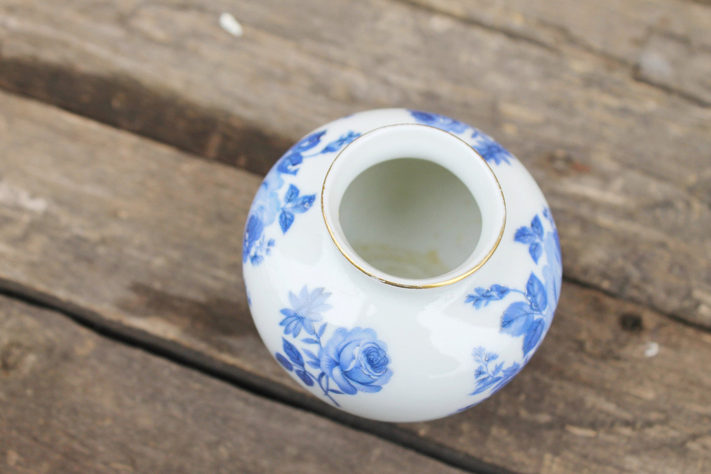 Vintage porcelain small vase 2.8 inches - made in Germany - mini vase - cute vintage mini vase - 1960-1970s