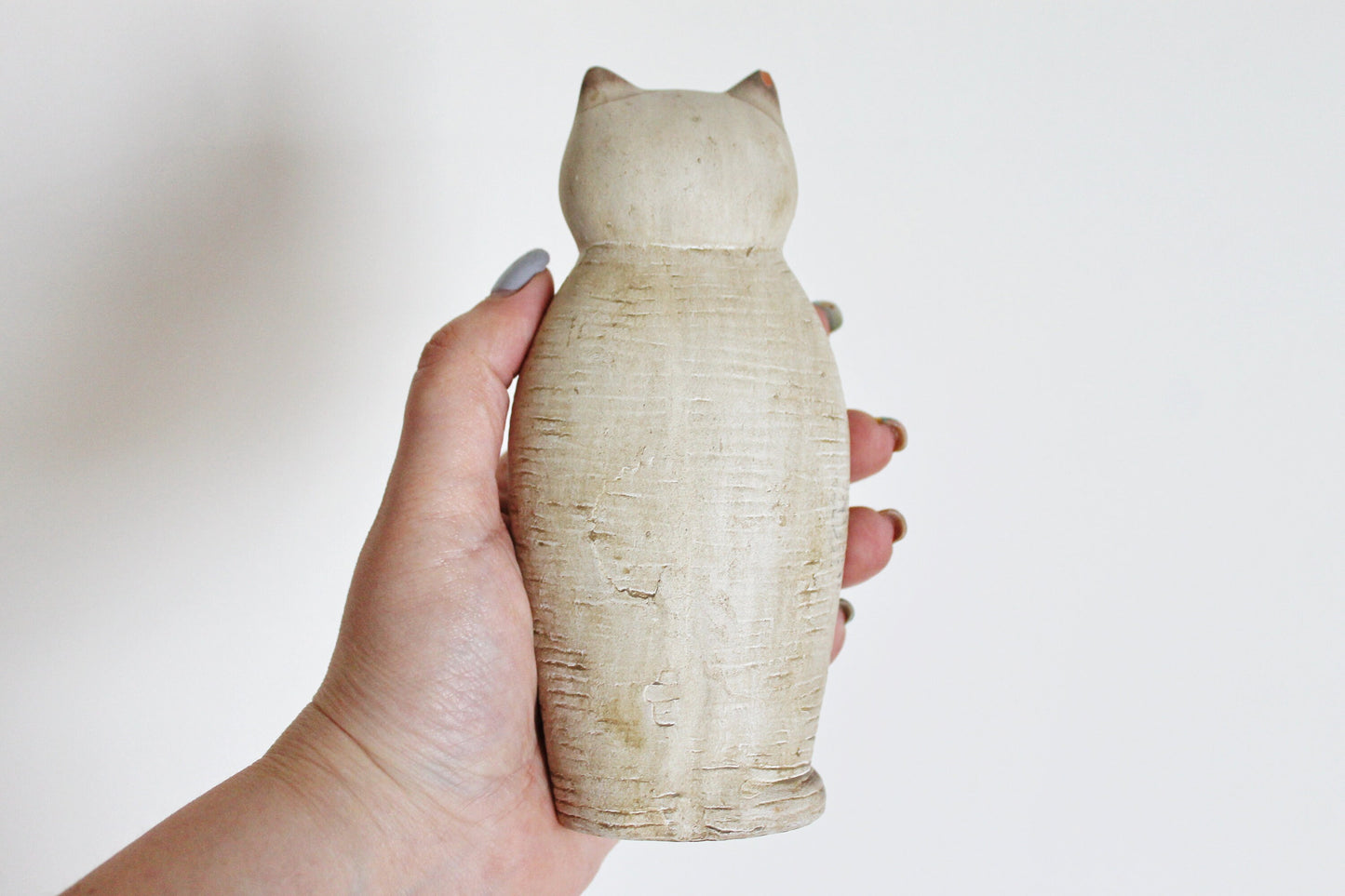 Vintage ceramic figurine Cat - 6.3 inches - Germany statue - vintage Germany ceramic figurine - 1990s