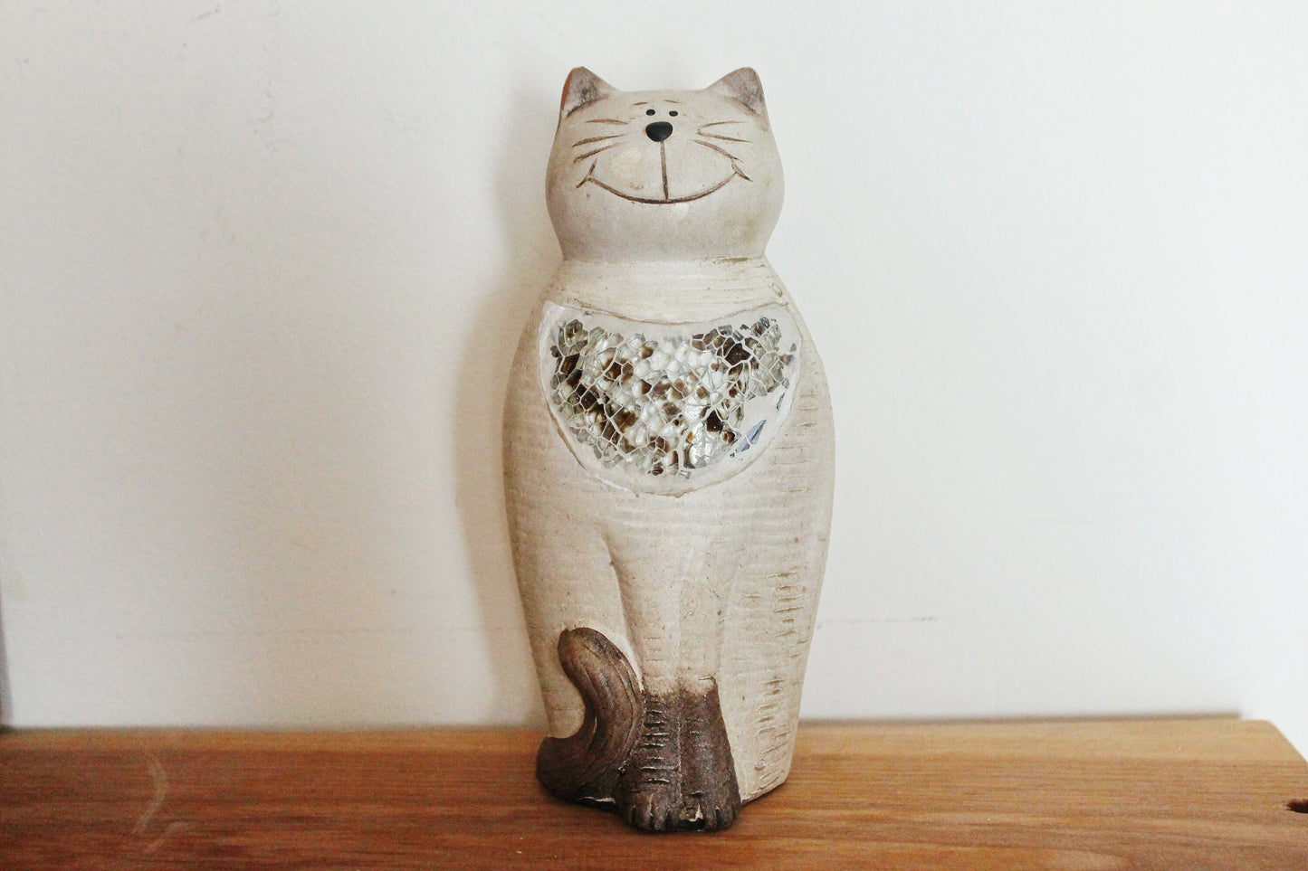 Vintage ceramic figurine Cat - 6.3 inches - Germany statue - vintage Germany ceramic figurine - 1990s
