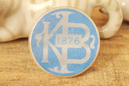 Vintage soviet USSR pin badge KB 1876 - Danish multi-sports club - vintage soviet badge - 1980