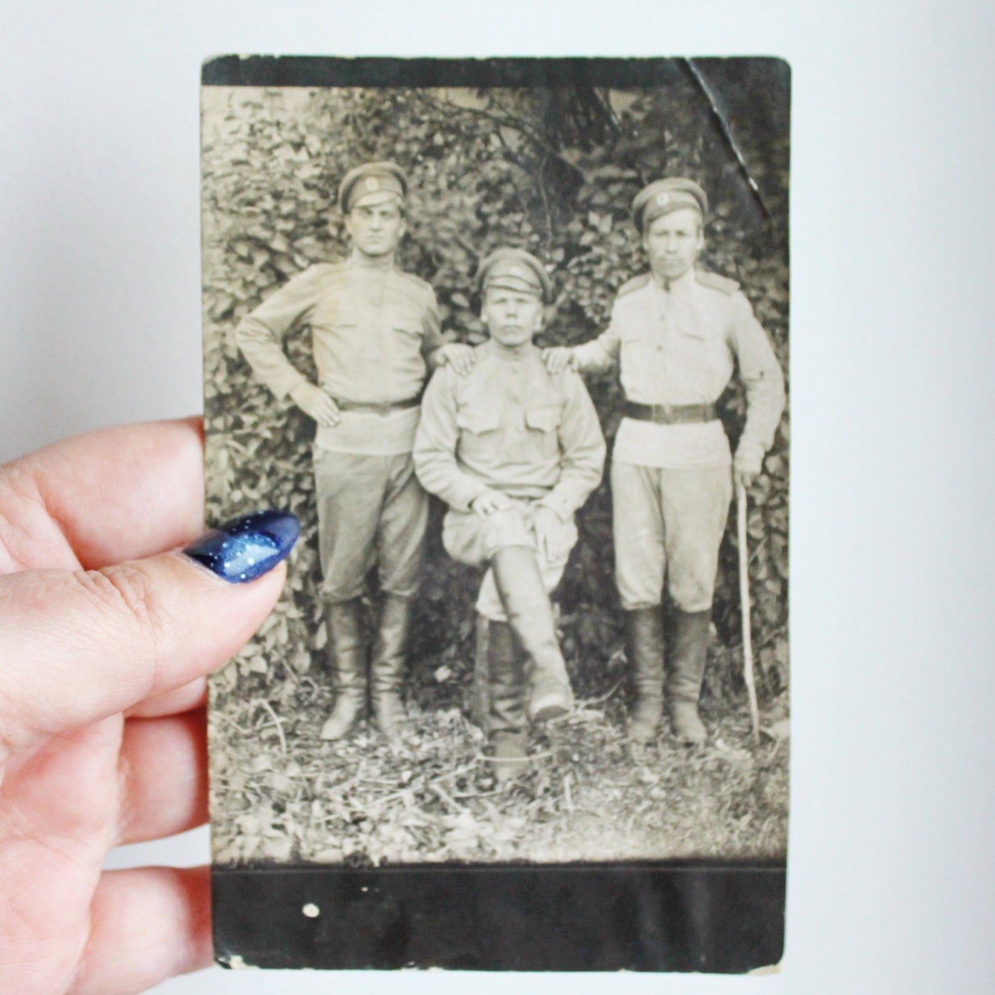 Vintage photo-postcard from 1930s-1940s - USSR - Soviet photo - collectible photo - antique