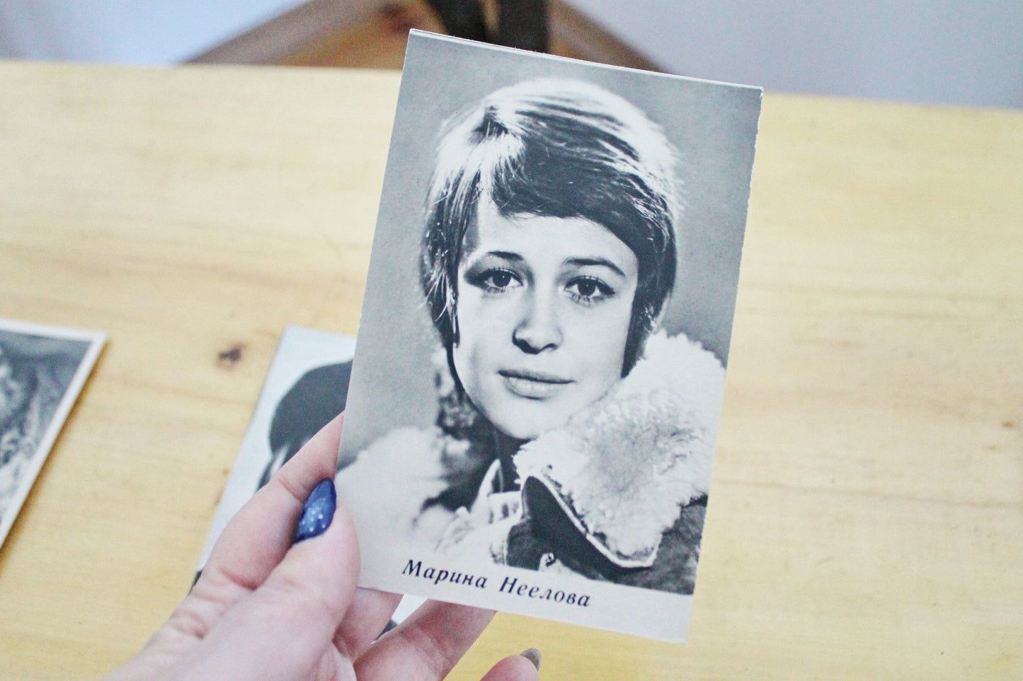 Set of 2 Vintage postcards with soviet actors - USSR - Soviet - collectible Cards - 5
