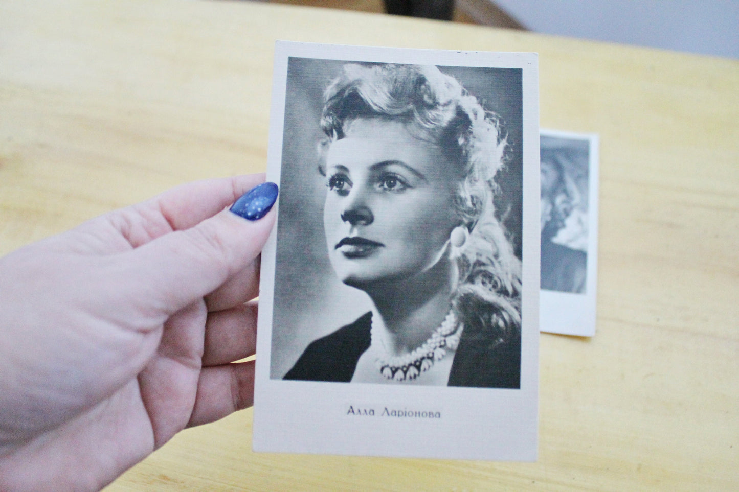 Set of 2 Vintage postcards with soviet actors - USSR - Soviet - collectible Cards - 6