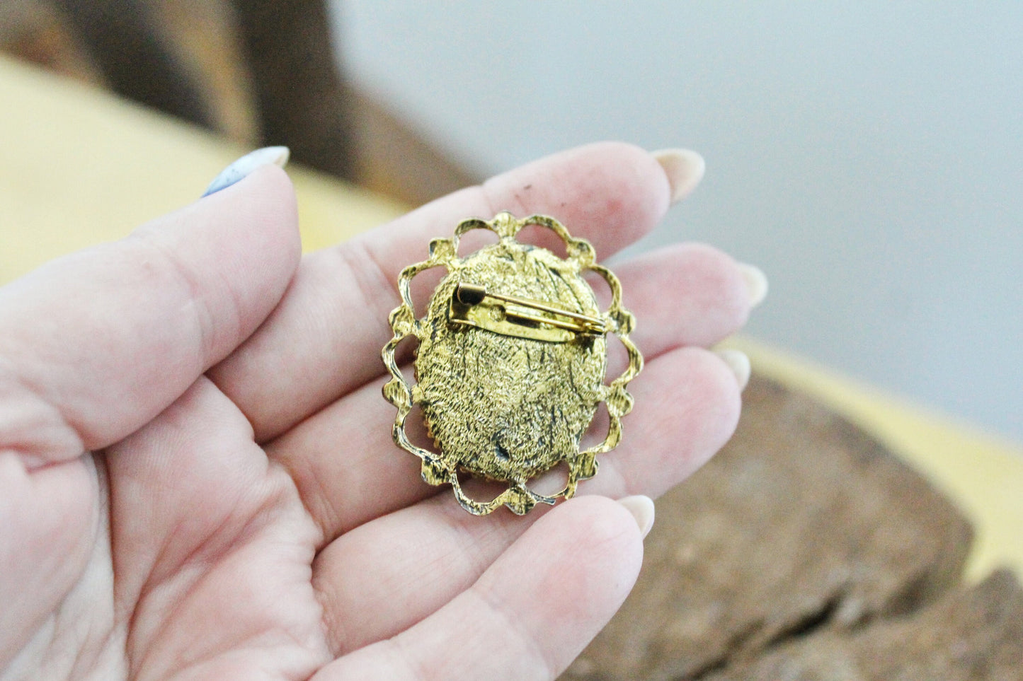 Vintage Antique Cameo - Vintage Soviet Mother's Day Jewelry - Jewelry Gift USSR - Art Deco Cameo