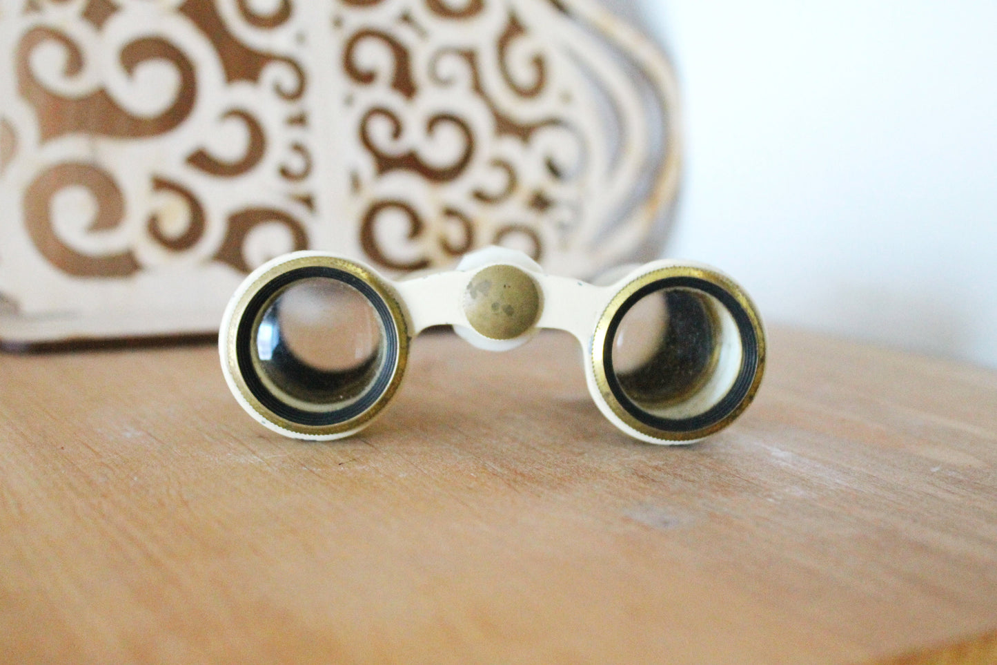Vintage USSR opera retro theater binocular - antique binoculars glasses - Soviet Pocket Binoculars