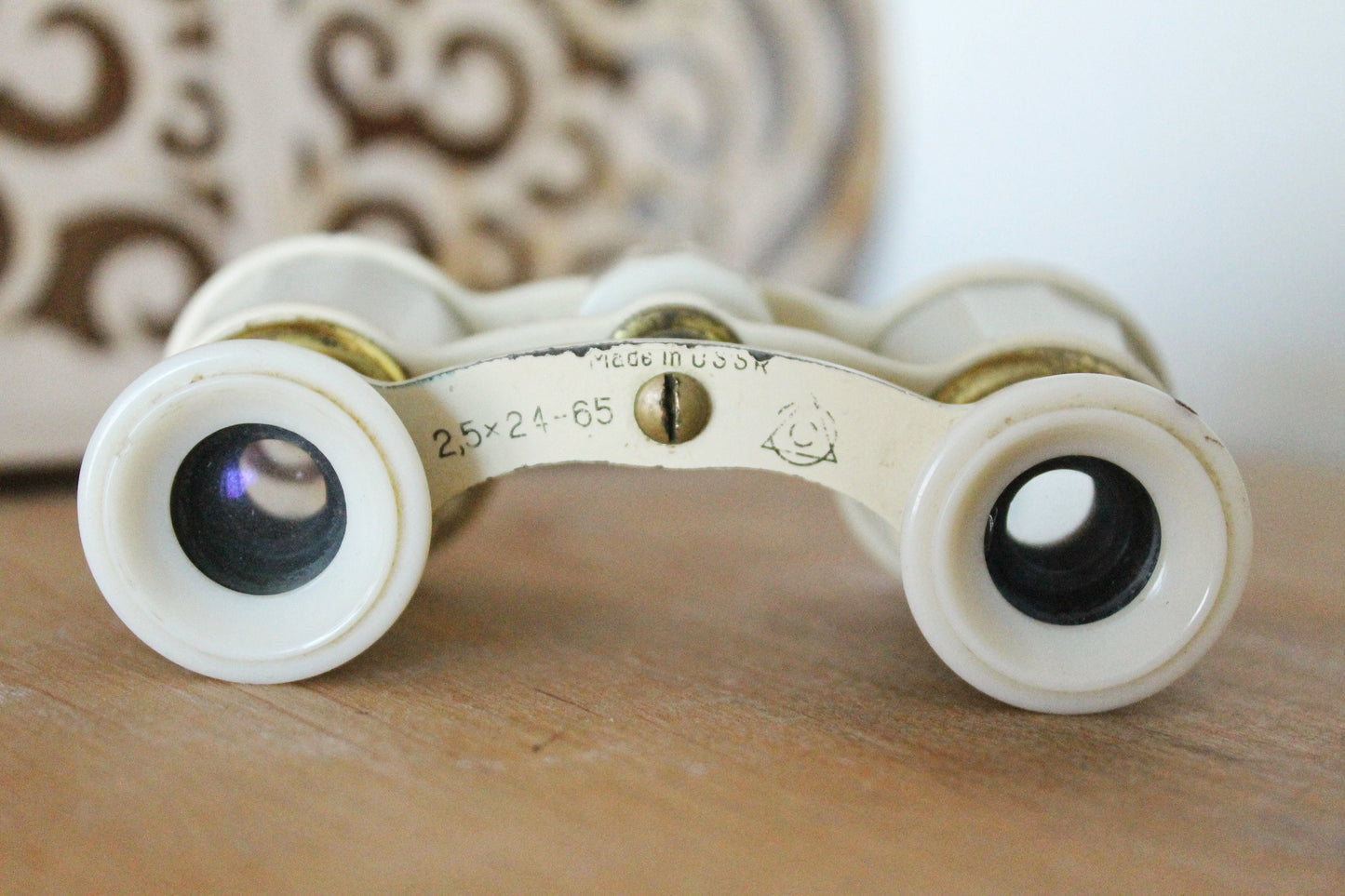 Vintage USSR opera retro theater binocular - antique binoculars glasses - Soviet Pocket Binoculars
