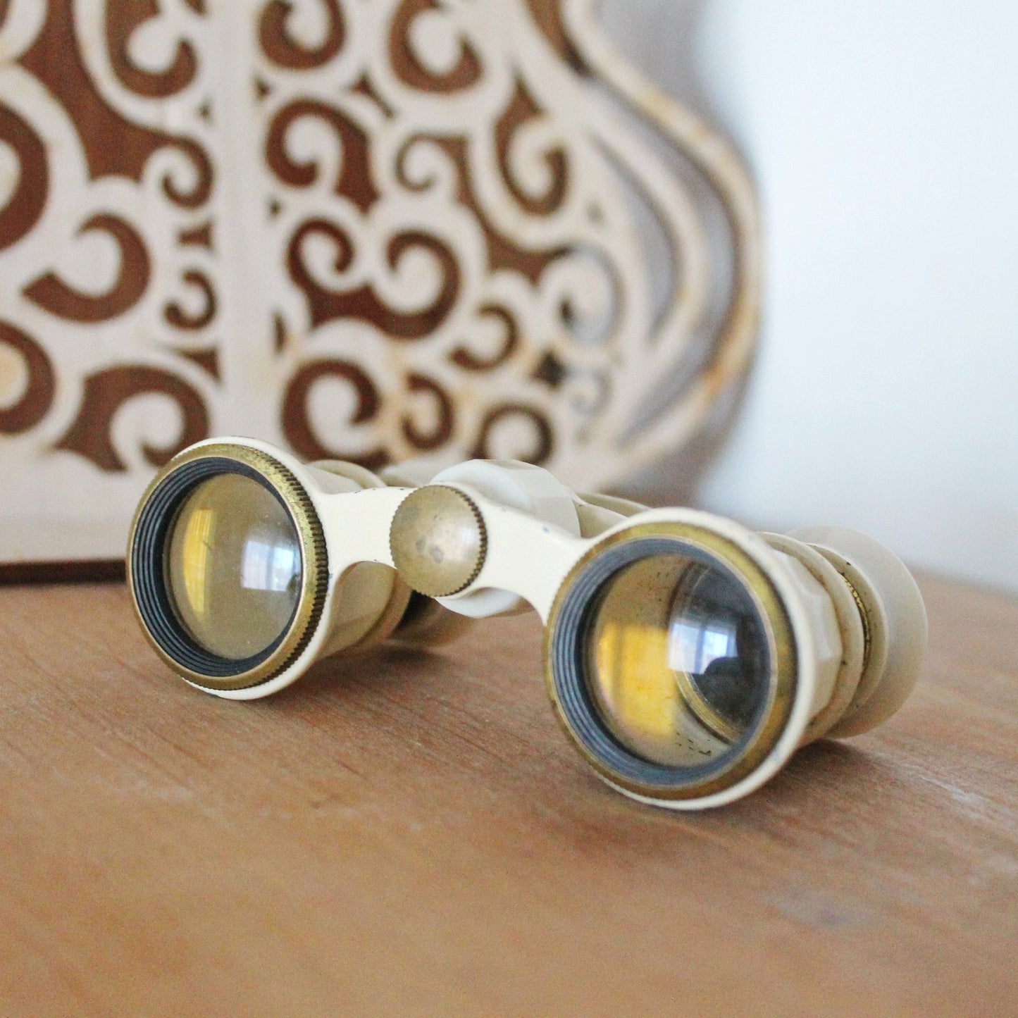 Vintage USSR opera retro theater binocular - antique binoculars glasses - Soviet Pocket Binoculars