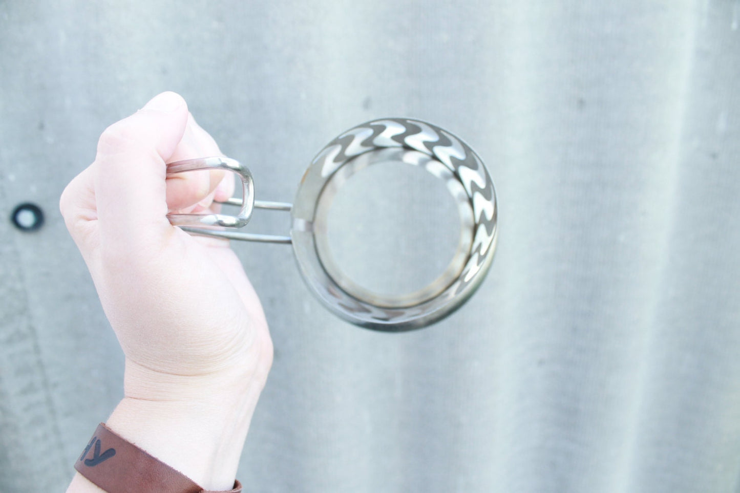 BIG Vintage Tea Glass Holder - Ukrainian vintage - 1980s
