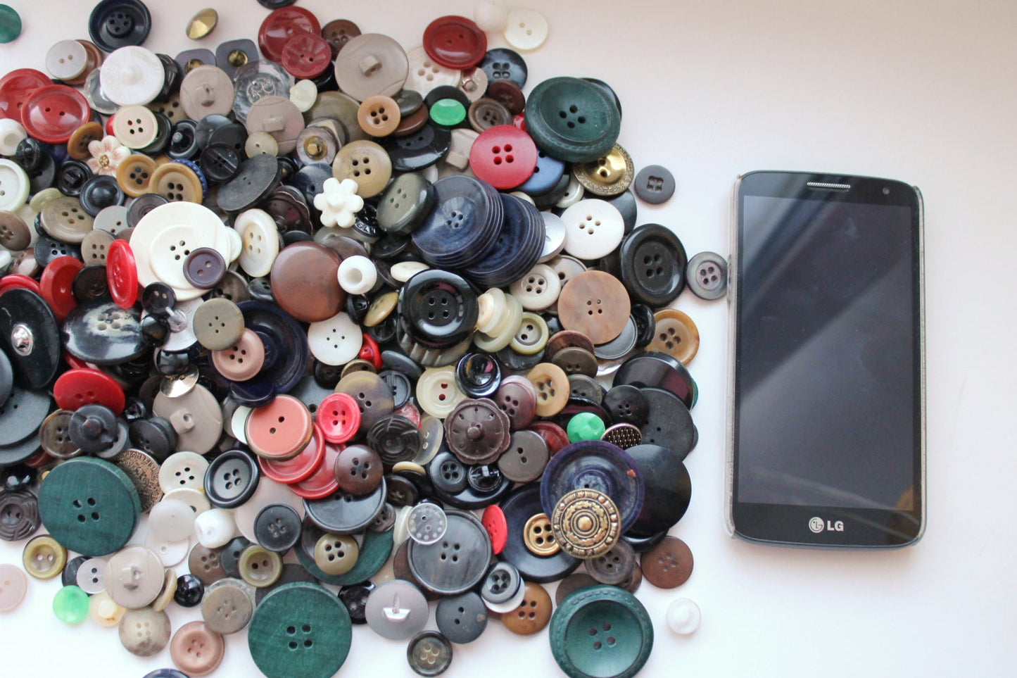 BUTTONS. USSR vintage. A lot of buttons from USSR era. Countless - 1