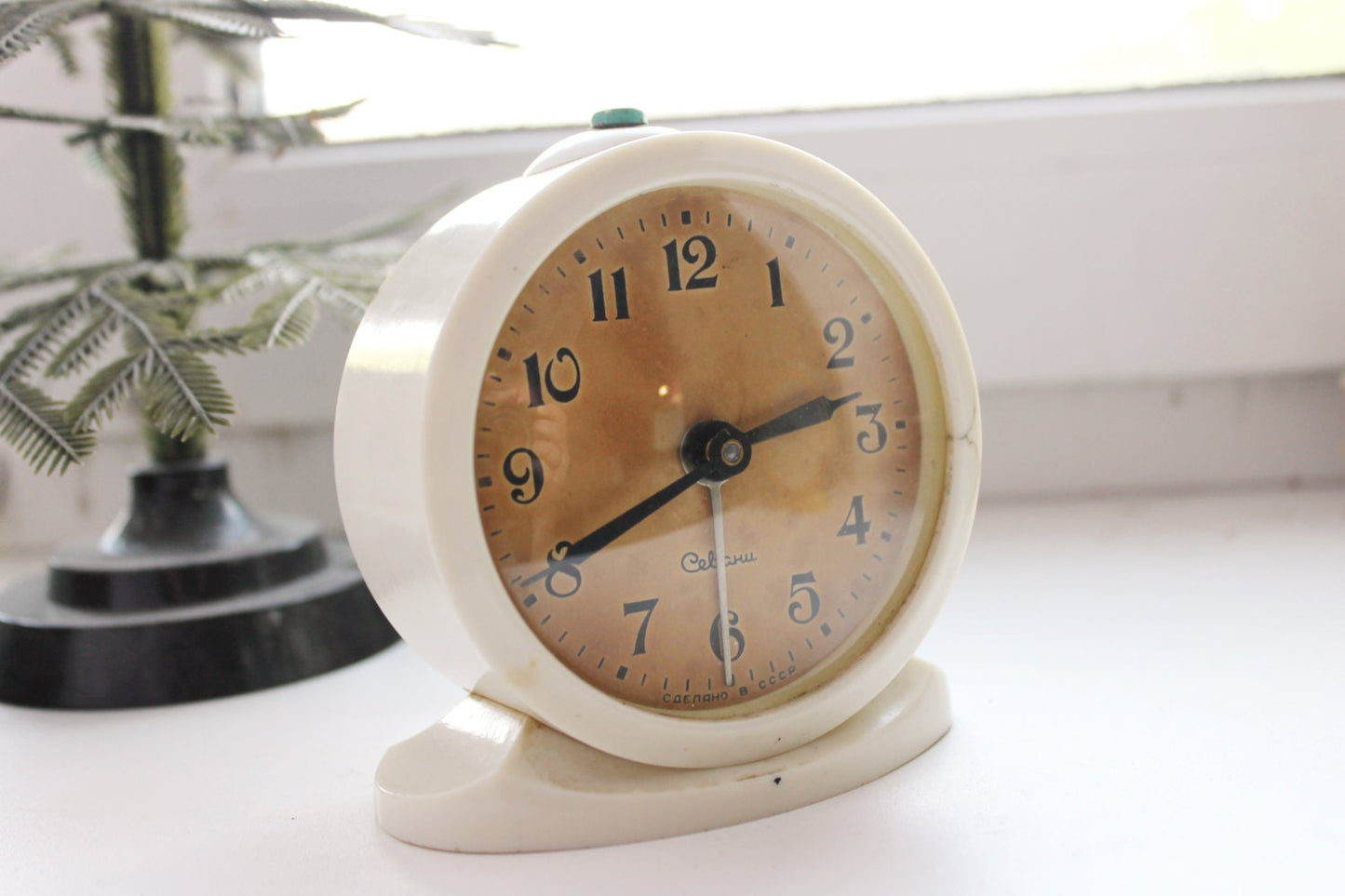 Sevani Shabby chic Vintage Rare Clock - Soviet Mechanical Clock Sevani - Home Decor - Vintage Decor