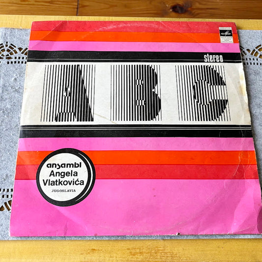 Vintage Yugoslav Vinyl LP ABC by Ansambl Angela Vlatkovića, Pop-Estrada Record, Excellent Vinyl and Cover