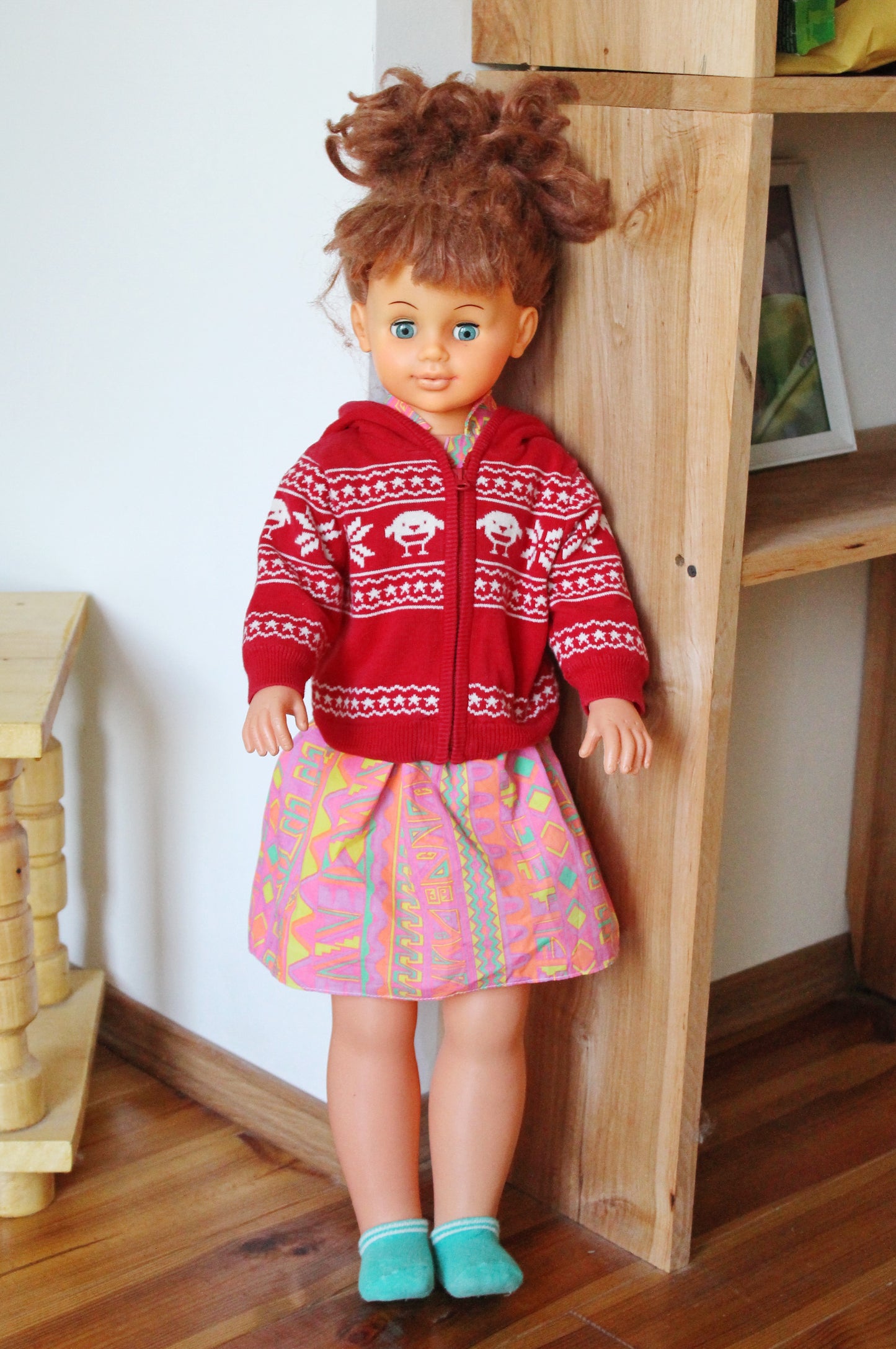 Big (giant) vintage soviet doll - 75 cm - 29.5 inches - USSR doll - Collectible doll - 1980s