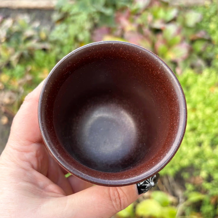 Vintage German Ceramic Cups – Textured Handcrafted Pottery Tumblers – Rustic Boho Drinkware Set – 1970s Artisan Stoneware