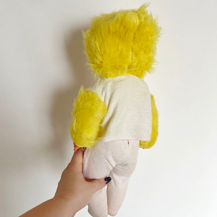 Vintage Soviet Era Doll 44 cm, Original Clothing, Blonde Hair, Hand-Painted Face, 1970s–1980s Collectible Toy