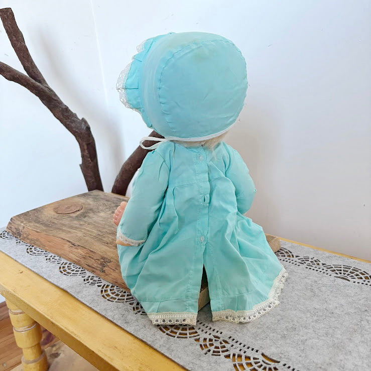 Vintage Soviet Baby Doll Pupsik with Original Outfit, 41 cm, 1970s–1980s Collectible