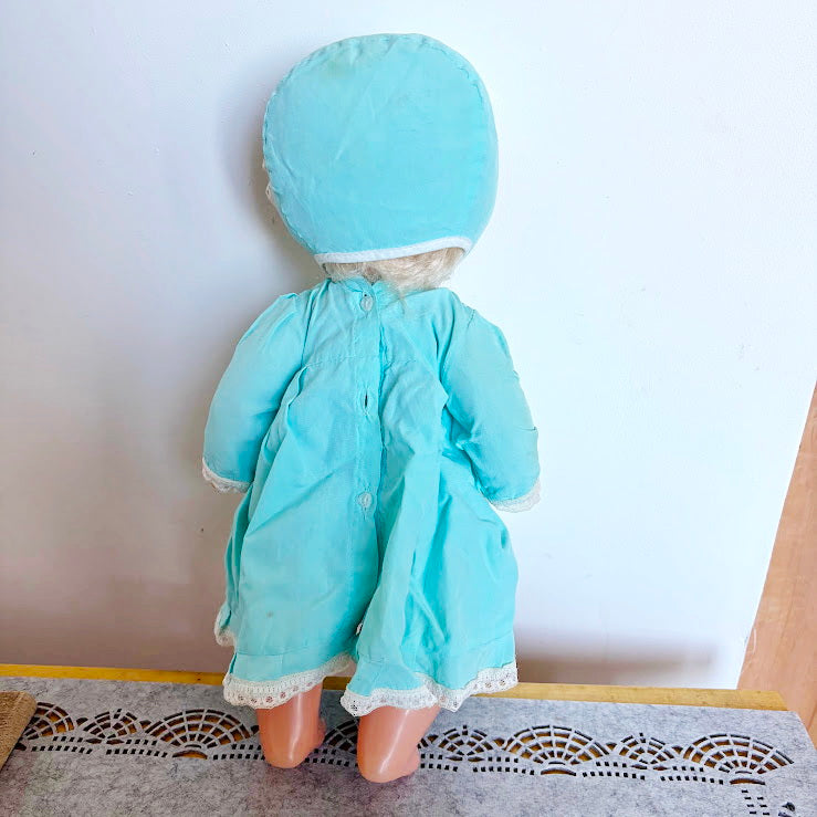 Vintage Soviet Baby Doll Pupsik with Original Outfit, 41 cm, 1970s–1980s Collectible