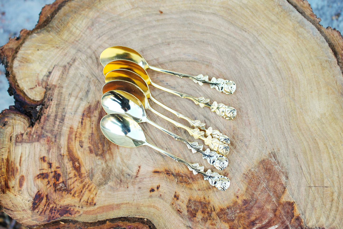 Set of 6 vintage coffee spoons - Germany vintage - vintage kitchen - coffee spoons - 1990s