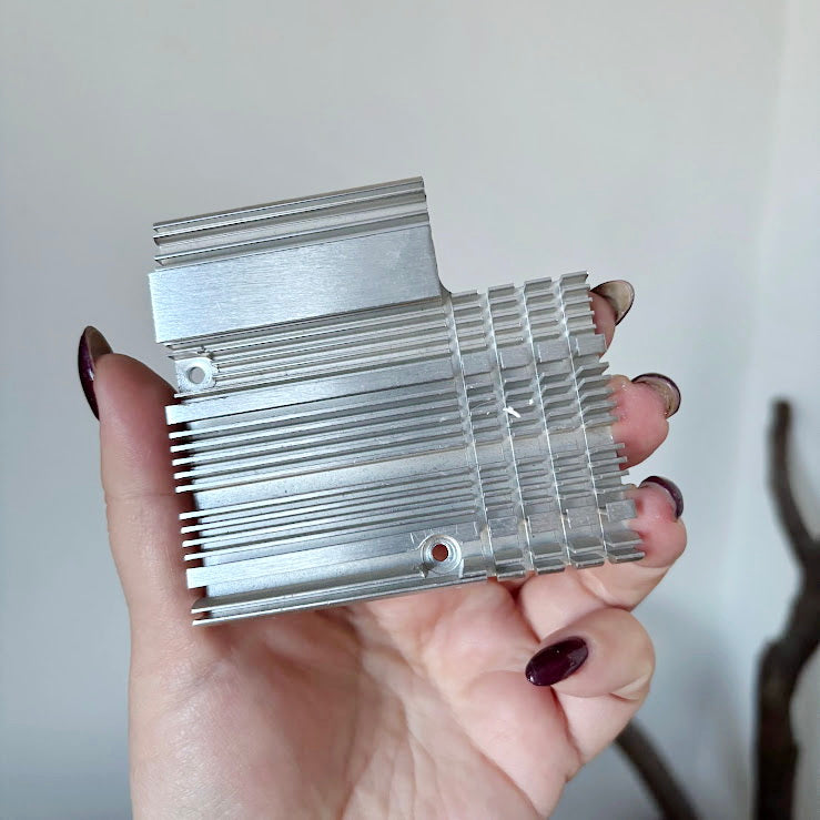 Vintage Computer Heatsink Lot of 9 Aluminum Chipset VRM GPU Cooling Radiators DIY Art Parts