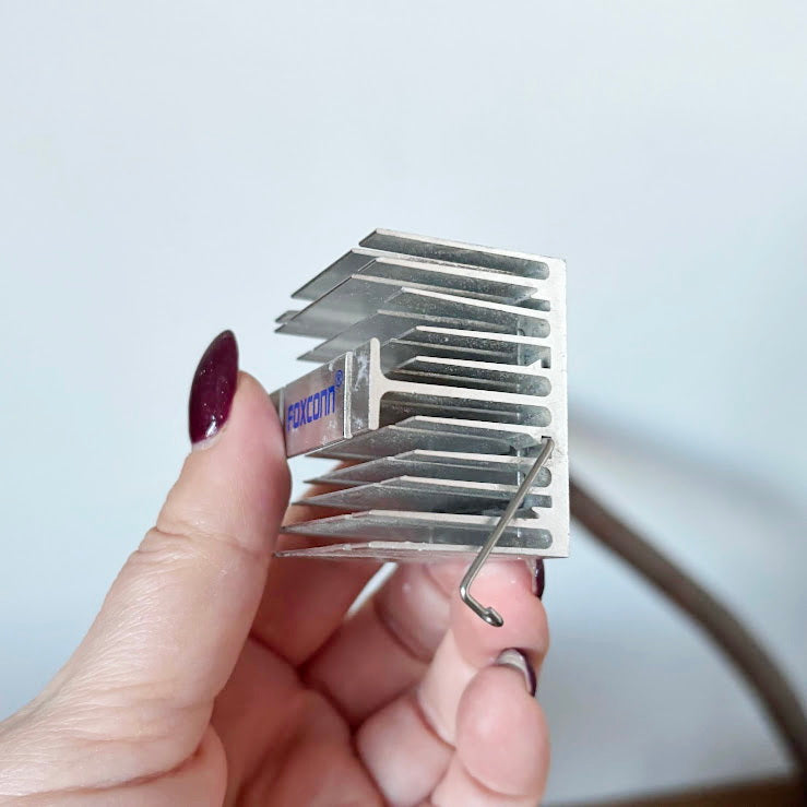 Foxconn Aluminum Heatsink Vintage PC Component Chipset GPU Cooling Radiator