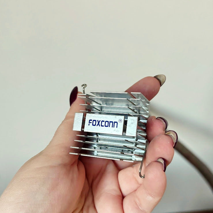 Foxconn Aluminum Heatsink Vintage PC Component Chipset GPU Cooling Radiator